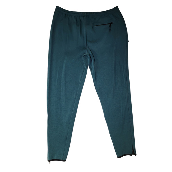 L.L. Bean Mens High Rise Pull-On Sweatpants Straight Legs Green Size L Tall - Picture 2 of 4